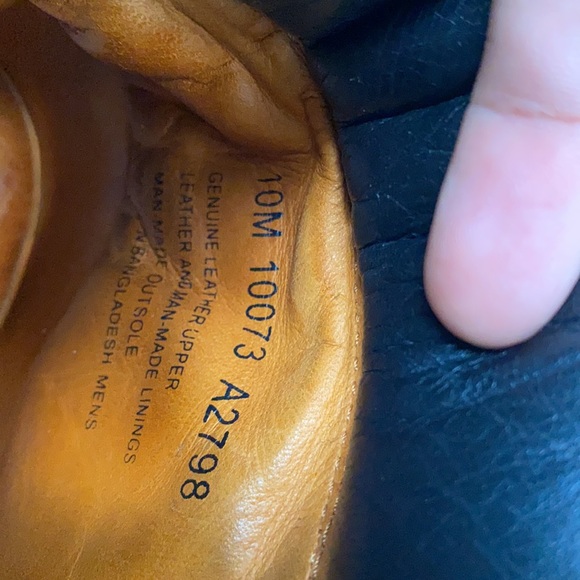 Pre new worn 3 times / real leather inside / - Picture 5 of 8